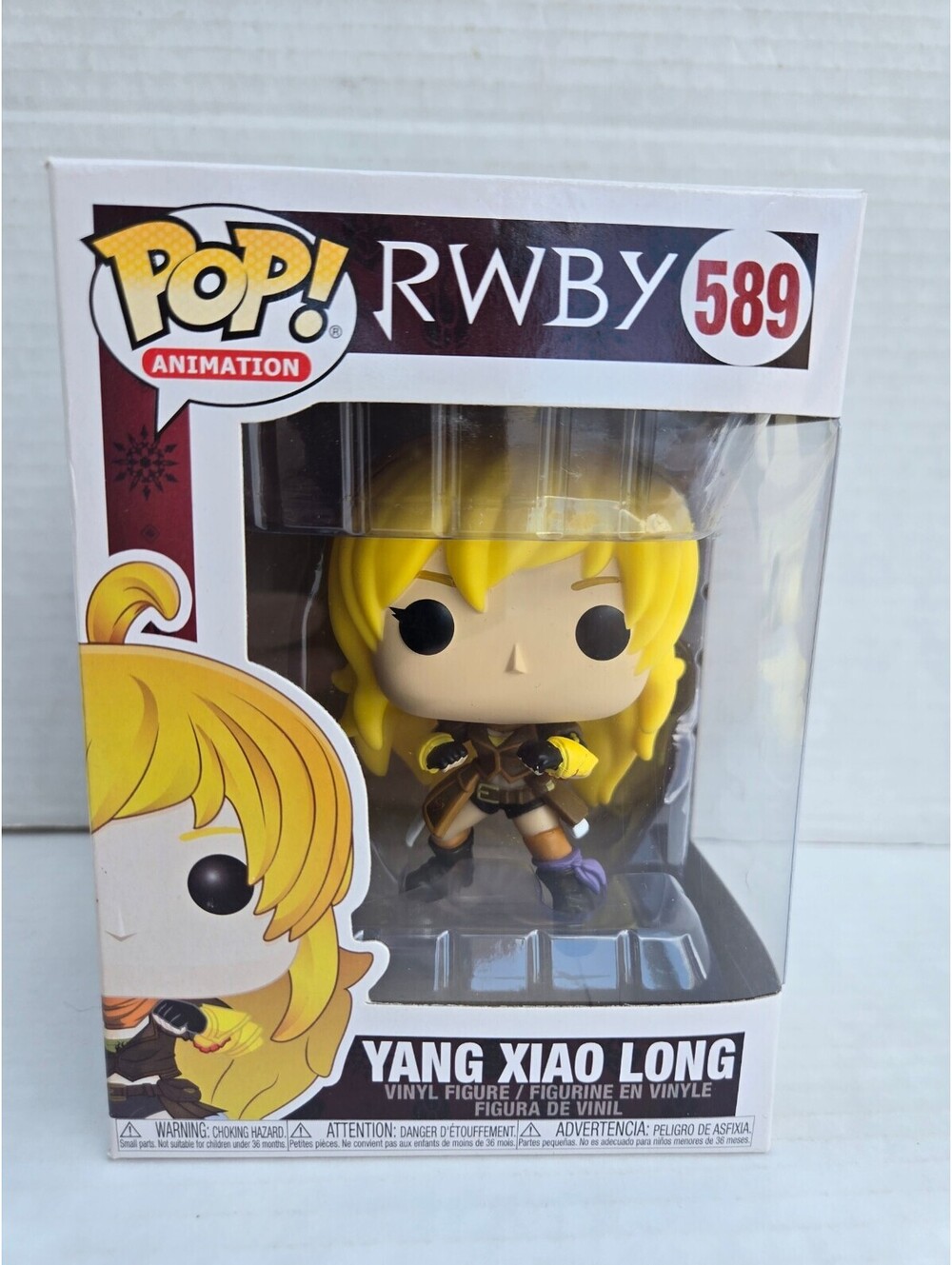Funko Pop! Animation RWBY Yang Xiao Long Vinyl Figure #589 Collectible